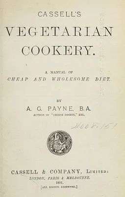 Cassell's vegetarian cookery