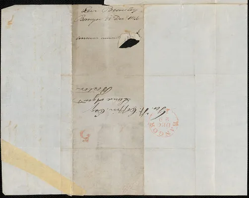 Levi Bradley to George Coffin, 28 December 1846