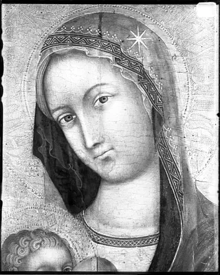 Madonna Nursing the Christ Child, with Angels and Two Donors