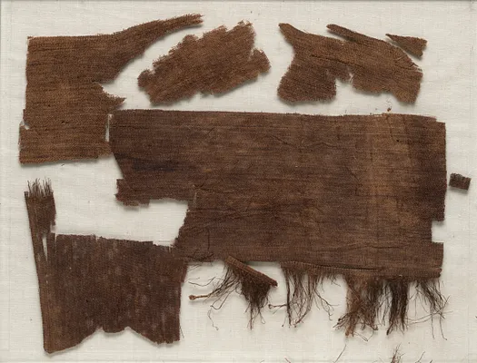 Fragments of Egyptian Mummy Wrappings fround in Senbi Coffin