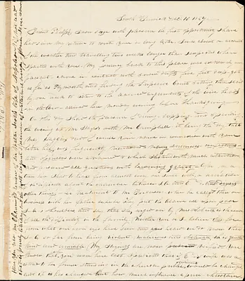 Letter from William P. Weeks, South Berswick, [Maine], to Amos Augustus Phelps, 1827 Dec[ember] 10
