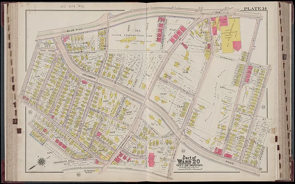 Atlas of the city of Boston, Dorchester : from actual surveys and official plans