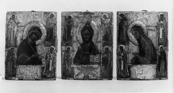Three-Panel Icon with the ""Deesis""