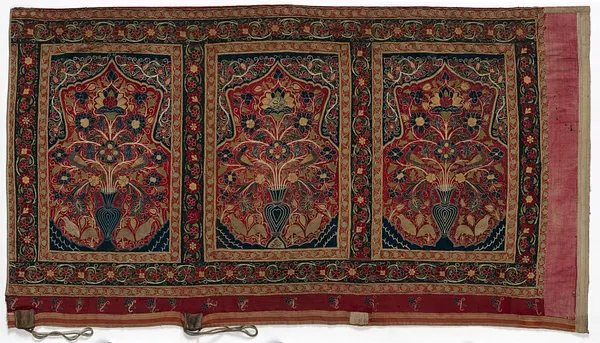 Royal Round Tent made for Muhammad Shah (wall panel with three design units)