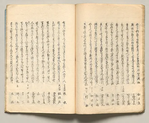 Spread Fourteen from Volume Six of People of Japan in Light Verse (Kyōka)