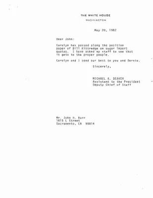 Correspondence – May 1982 (6)