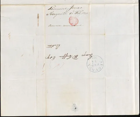 Leonard Jones to George Coffin, 16 February 1840