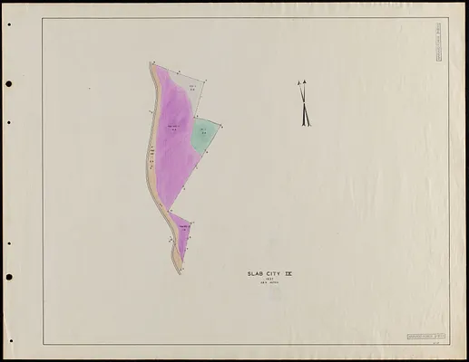 Slab City IX 1937 stand map