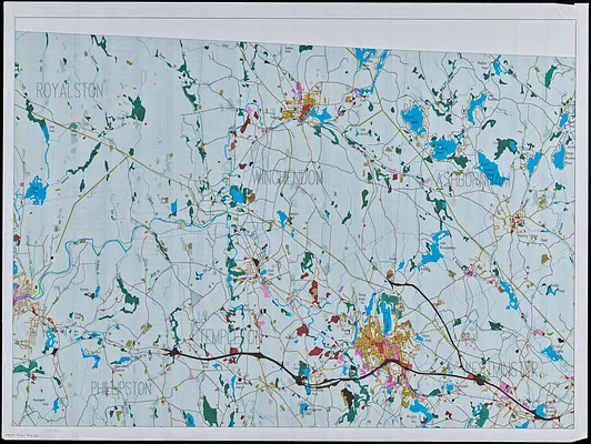 Land use in northern Worcester County, Mass. ; open spaces and protected areas in the northern Worcester County, Mass.