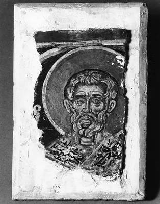 Head of a Bishop Saint