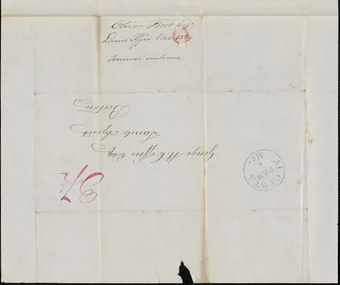 Oliver Frost to George Coffin, 8 February 1839