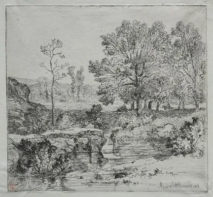 The Edge of the Forest.  The Shrimp Fisherman