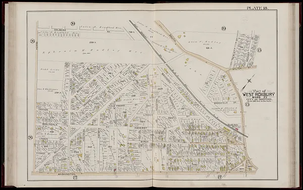 Atlas of the city of Boston, West Roxbury, Mass., volume six : from actual surveys and official plans