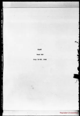 Volume 649, July 15 – July 20, 1943