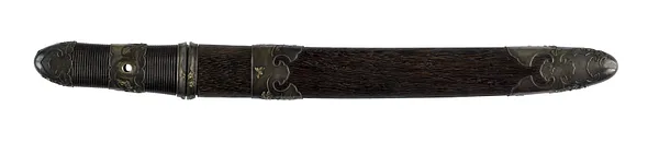 Dagger (aikuchi) with floral mounts