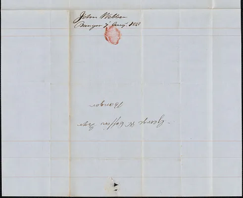 John Webber to George Coffin, 7 August 1848