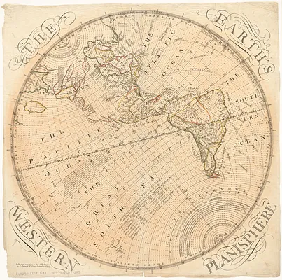 The Earth's Western planisphere