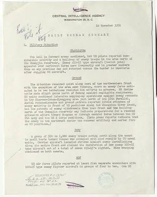 Memorandum, Daily Korean Summary