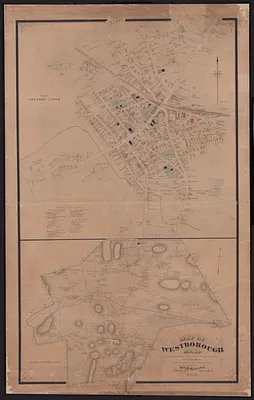 Map of Westborough, Mass.
