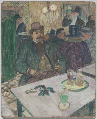 Monsieur Boileau at the Café