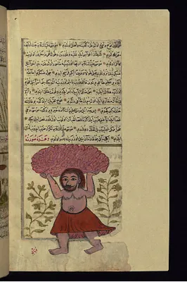 The Demon 'Uj ibn 'Unuq Carries a Mountain with which to Kill Moses and His Men