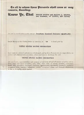 General Release, May 31, 1934