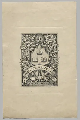 Bookplate: The University Club, Cleveland