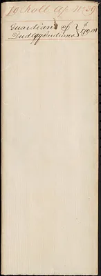 Accounts of Guardians of the Dudley Indians 1818