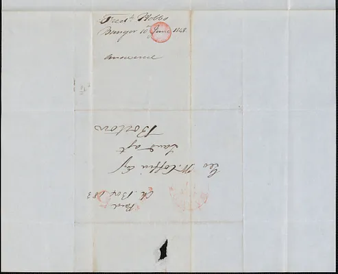 Fred Hobbs to George Coffin, 10 June 1848