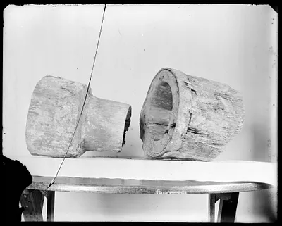 Distribution Department, Jamaica Pond Aqueduct log, Boston, Mass., ca. 1890-1899