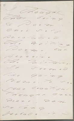 Emily Dickinson, Amherst, Mass., autograph letter to Thomas Wentworth Higginson, June 1874
