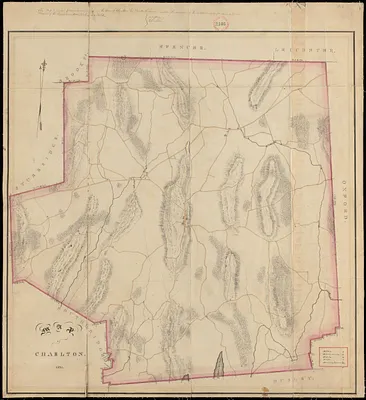 Plan of Charlton made by Barlow Freeman, dated 1831