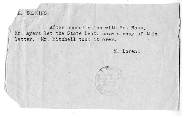 Memorandum from General George C. Marshall to Admiral William Leahy, with Attachments and Related Material