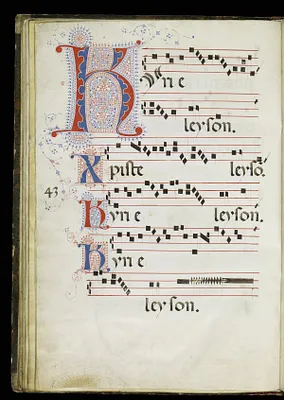 Leaf from Antiphonary