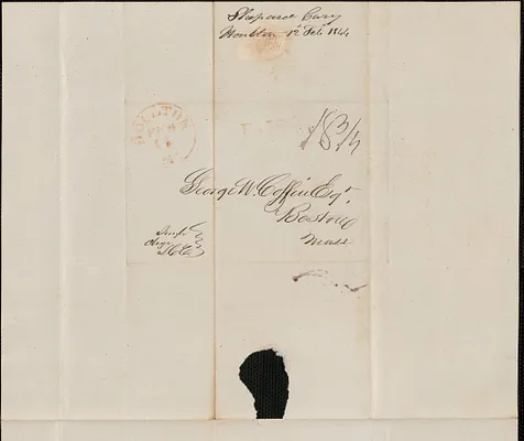 Shepard Cary to George Coffin, 12 February 1844
