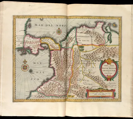 Terra firma et novum regnum Granatense et Popayan