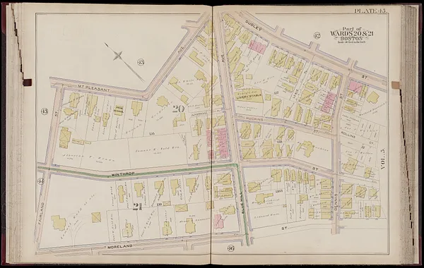 Atlas of the city of Boston : Roxbury, Mass. : volume four : from actual surveys and official records