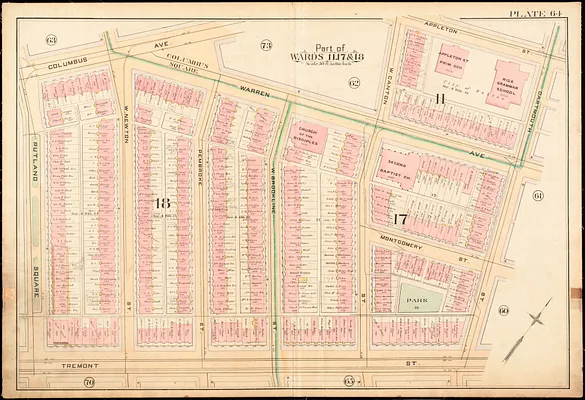 Atlas of the city of Boston : city proper