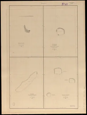 Metia Island, Paumotu Group ; Taweree or St. Simeon or Resolution Island, Paumotu Group ; Takurea or Wolconsky Island, Paumotu Group ; Seagull Islands, Paumotu Group