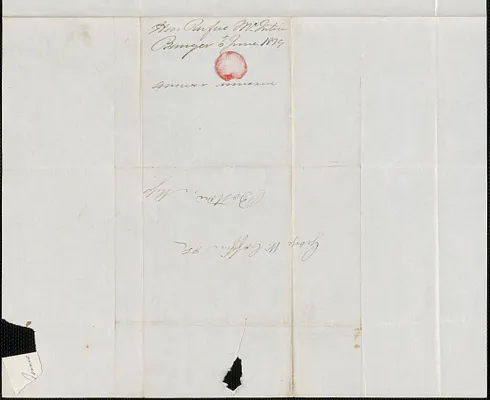 Rufus McIntire to George Coffin, 6 June 1839