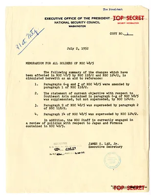 Memorandum from James S. Lay, Jr.