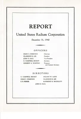 Report, April 3, 1941