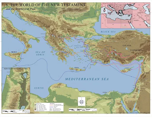 6. The world of the New Testament and the journeys of Paul
