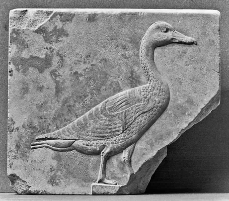 Sculptor's Model with a Relief of a Goose