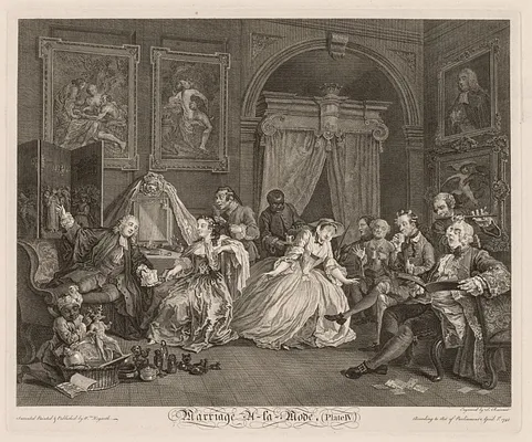 Marriage à la Mode:  The Toilet Scene