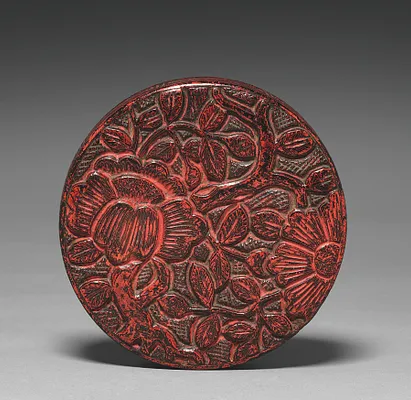 Incense Box (Kogo) with Camellia Design (lid)