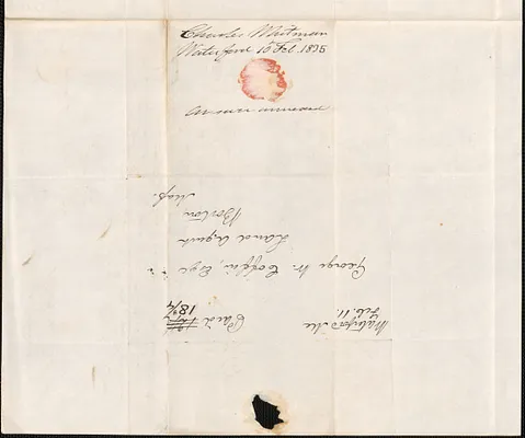 Charles Whitman to George Coffin, 10 February 1835