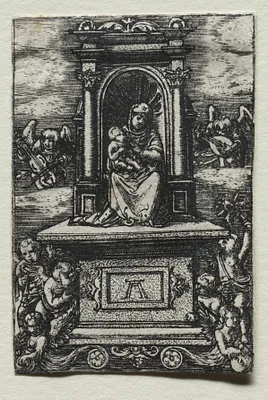 The Beautiful Virgin of Ratisbon on an Altar