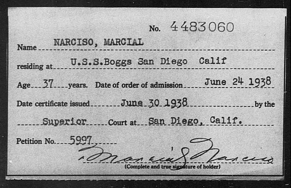 Narciso, Marcial - 1938