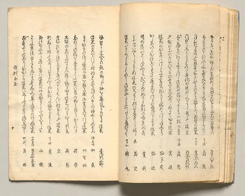 Spread Seventeen from Volume Three of People of Japan in Light Verse (Kyōka)